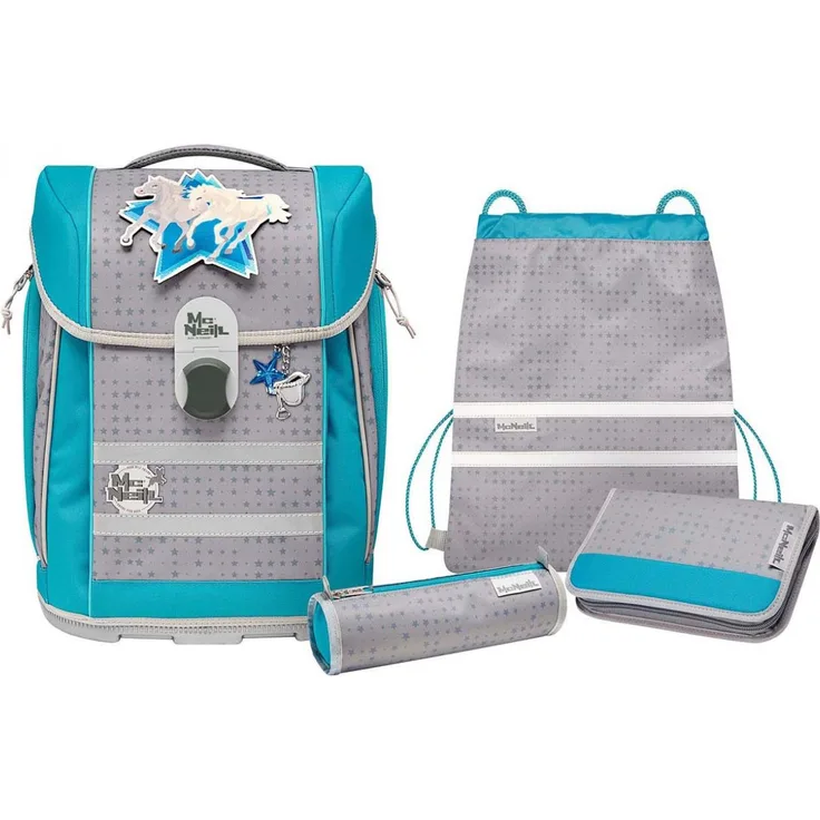 McNeill Schulranzen-Set McLight 2 6tlg. STAR