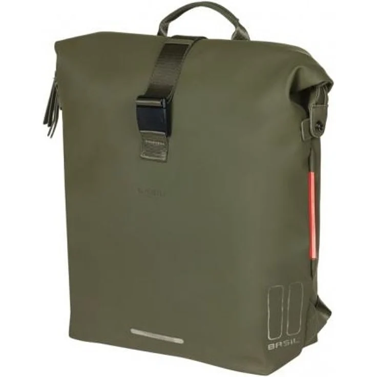 Fahrradrucksack Basil SoHo Nordlicht moosgrün, 31x13x37cm – Bild 1