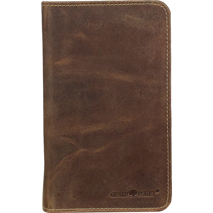 Greenburry Vintage Leder Stifteetui Federmäppchen Stiftebox 1575-25
