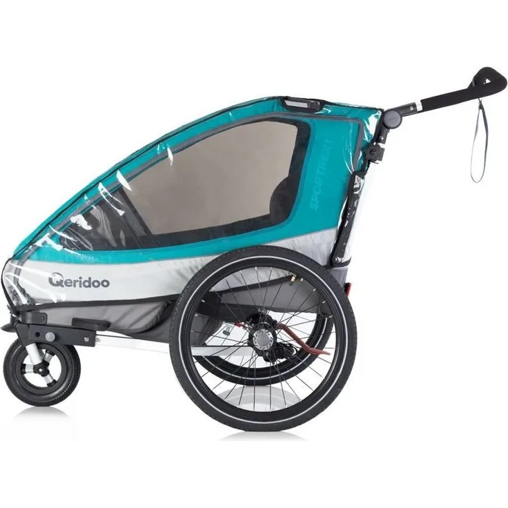 Qeridoo Regenverdeck für Fahrradanhänger Sportrex 1 ab 2019
