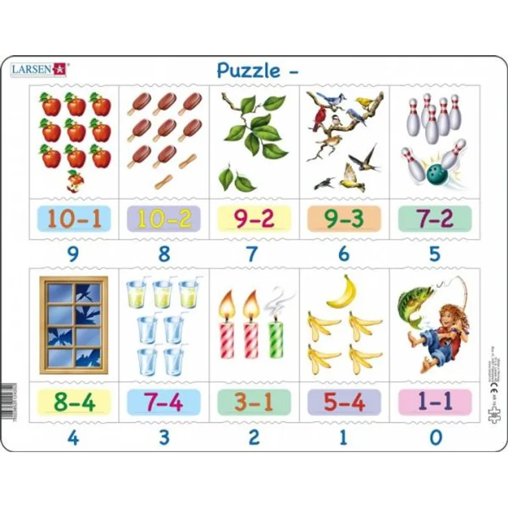 puzzle Maxi Lernen Sie, 20 Teile zu zählen