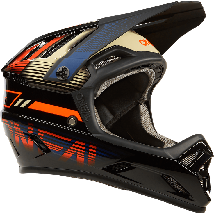 Oneal Backflip Eclipse - Fullface Helm - Orange/Blau 59 - 60 cm