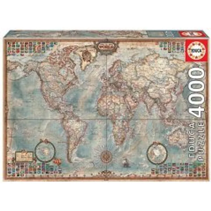 Antike Weltkarte 4000 Teile Puzzle