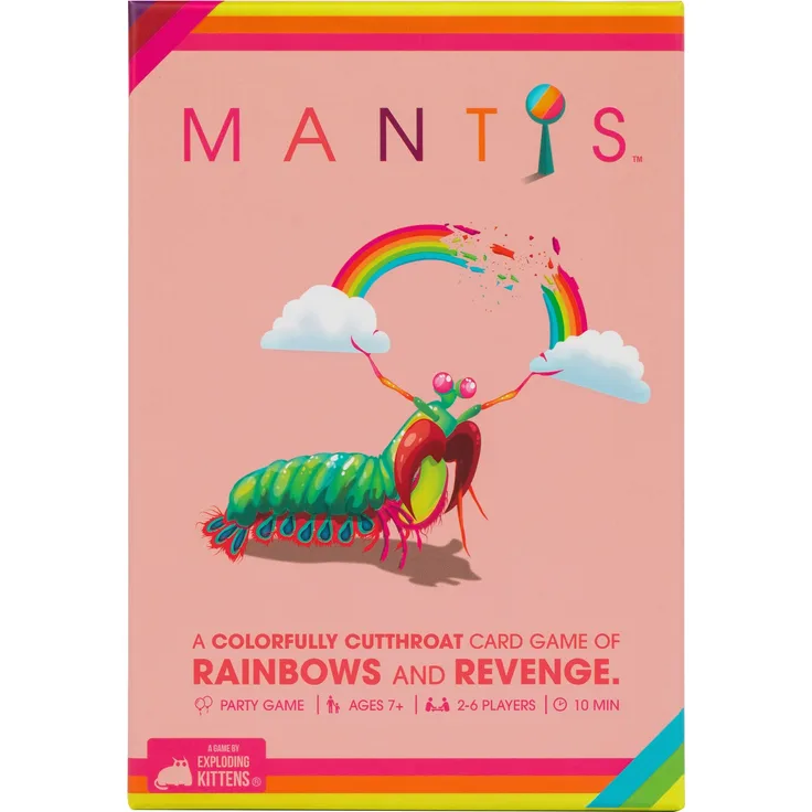 Exploding Kittens Mantis by Card Games for Adults Teens & Kids Fun Family Games MNTS-CORE-5 Multi