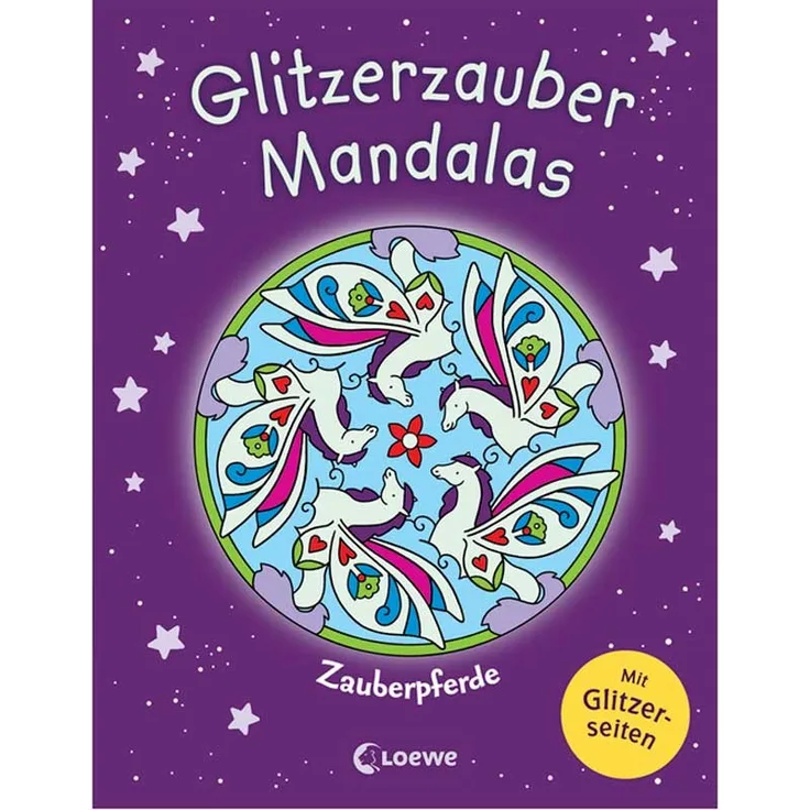 Glitzerzauber Mandalas Zauberpferde