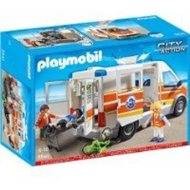 PLAYMOBIL - Rettungswagen mit Licht und Sound 5541