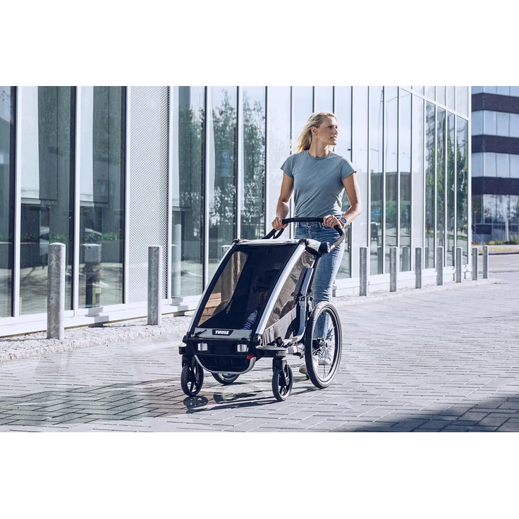 Thule 'Chariot Lite 1' Fahrradanhänger 2021 Agave, 1-Sitzer – Bild 6
