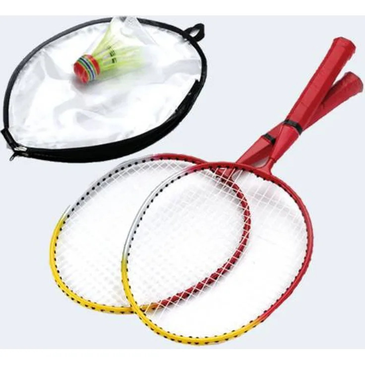 Federballset für Kinedr 2 Schläger 1 Ball Hülle