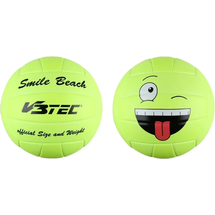 V3TEC Smile Beachvolleyball neongelb 5