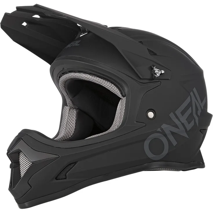 Oneal Sonus Youth Solid - Kids Fullface Helm - Schwarz 48 - 50 cm