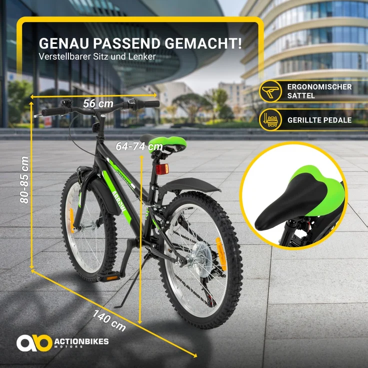 Actionbikes Kinderfahrrad Arrow 20 Zoll Kinderrad Gangschaltung Kinder Fahrrad – Bild 5