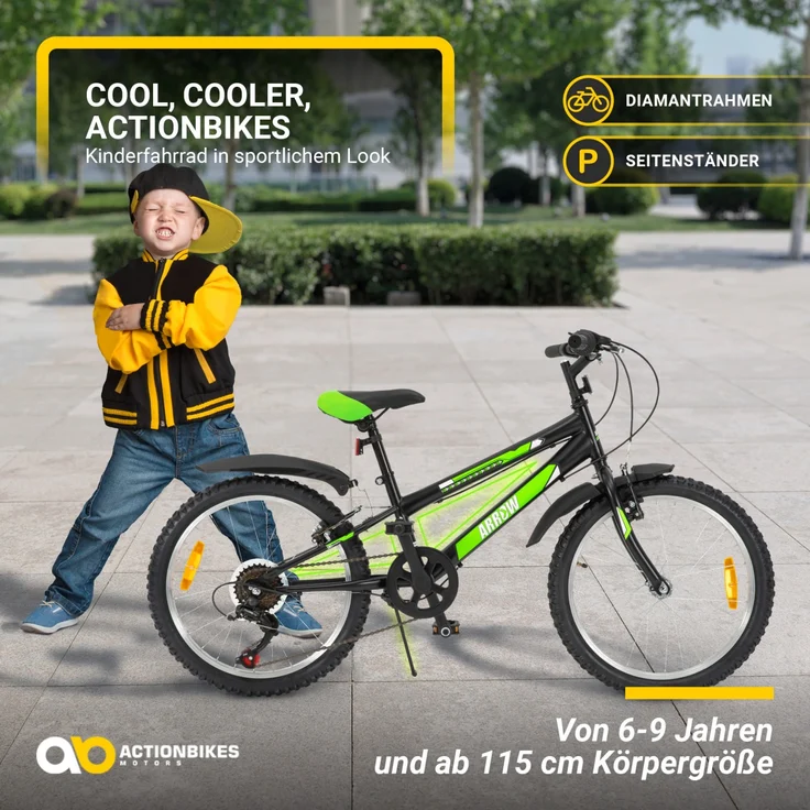 Actionbikes Kinderfahrrad Arrow 20 Zoll Kinderrad Gangschaltung Kinder Fahrrad – Bild 4