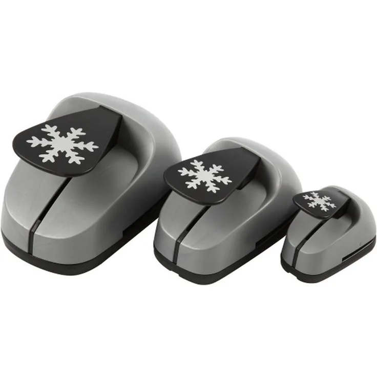Creativ Company - Motivstanzer 3er-Set Schneeflocke