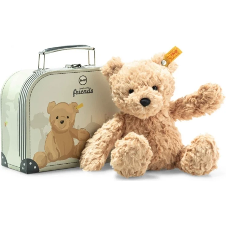 Steiff 113918 Teddybär Jimmy 25cm hellbraun im Koffer – Bild 1