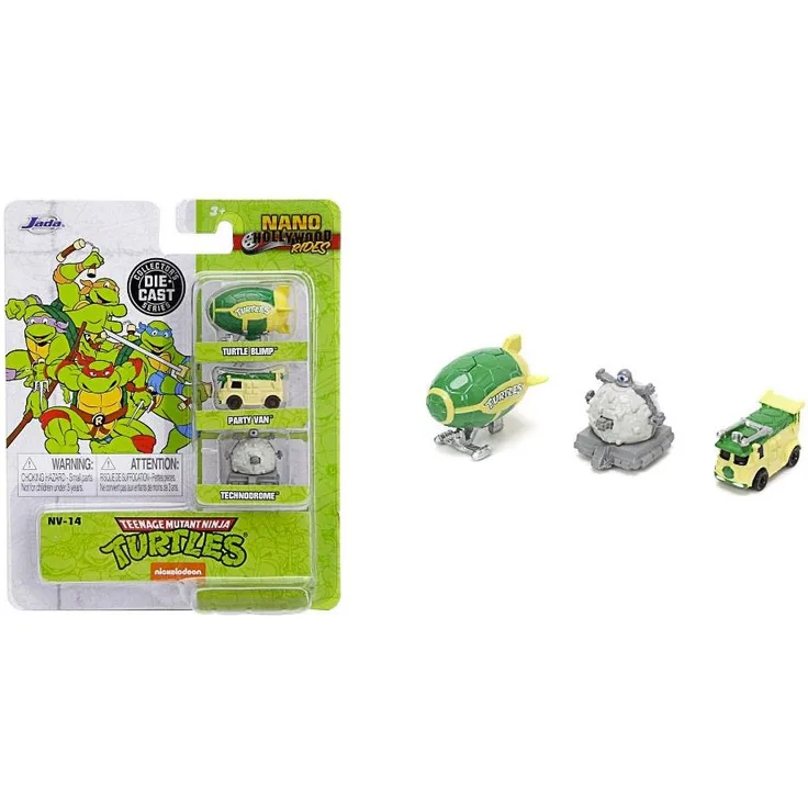 Jada, Turtles 3 Pack Nano Cars