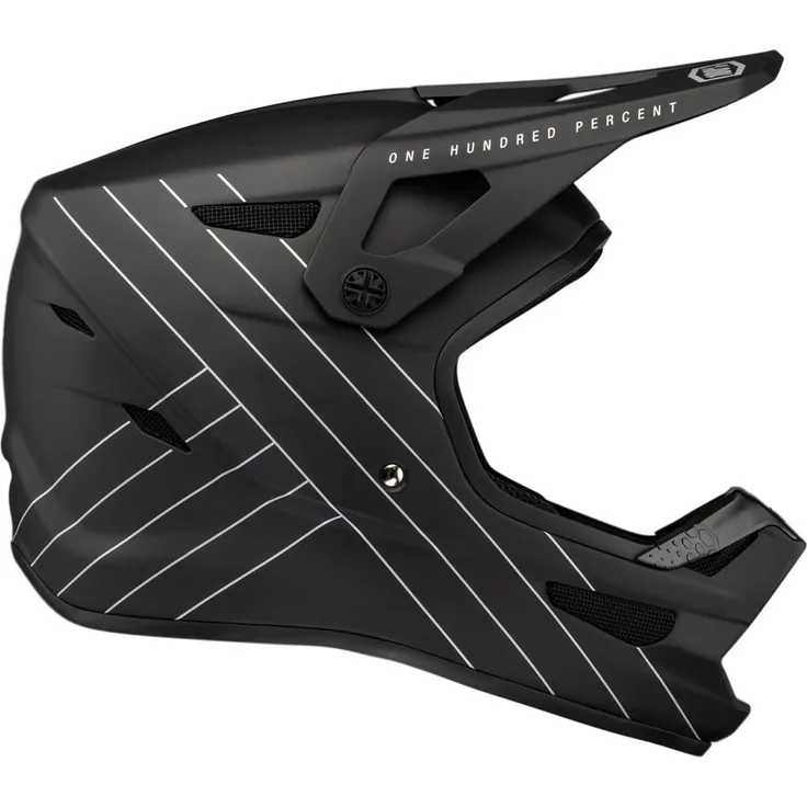 100% Status Helm - black 61 - 62 cm