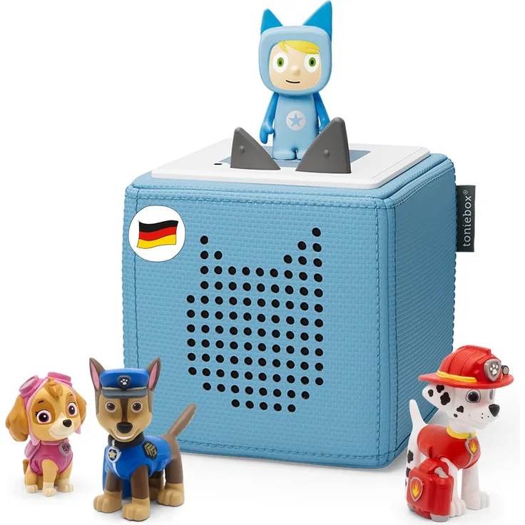 Tonies 'Toniebox Extrapack' blau mit Kreativ-Tonie und 3 Hörfiguren