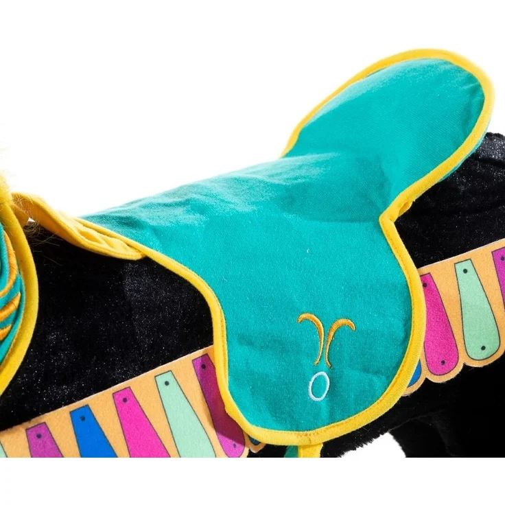 Karussellpferd schwarz mit Sound – Bild 10