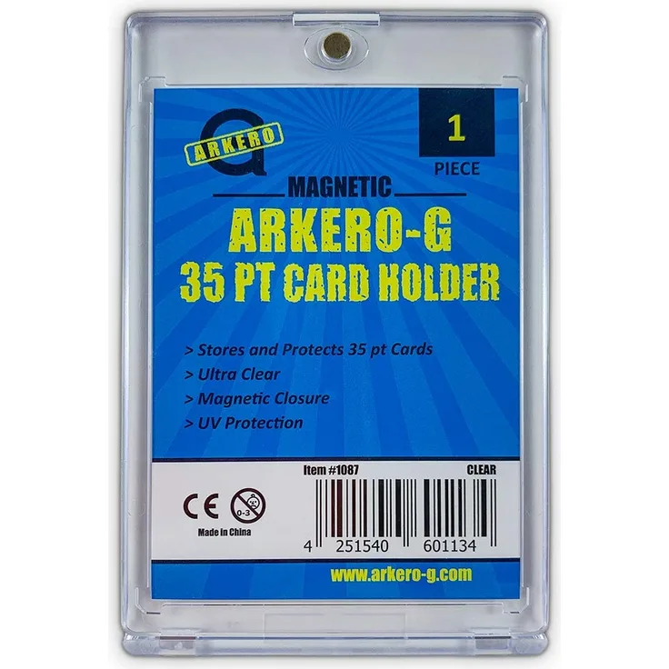 Arkero-G® 35pt Magnetic Card Holder Schutzhüllen / Kartenhalter für Standard & Small Sammel-Karten z. B. Pokemon, MTG Magic, Yugioh