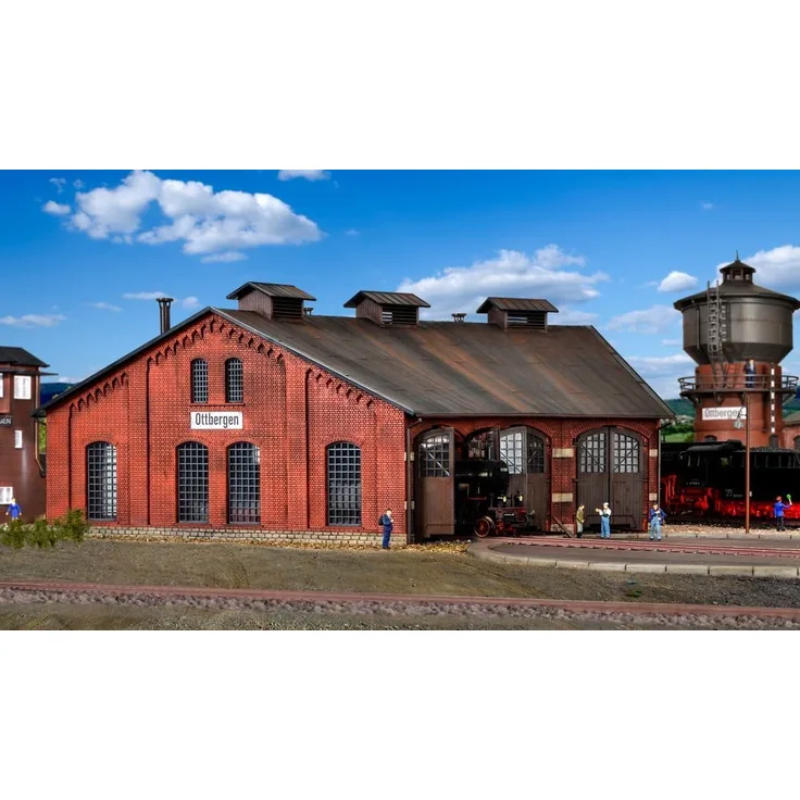 Ringløs-remise Ottbergen H0 Kibri 9452