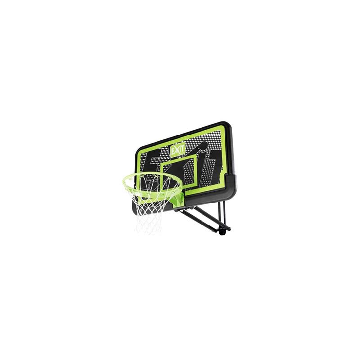 EXIT Basketballkorb Galaxy Black Edition | Wandmontage | Schwarz | 126x112x108 cm