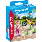 PLAYMOBIL Special Plus 70061 'Kinder mit Skates und BMX', 15 Teile, ab 4 Jahren