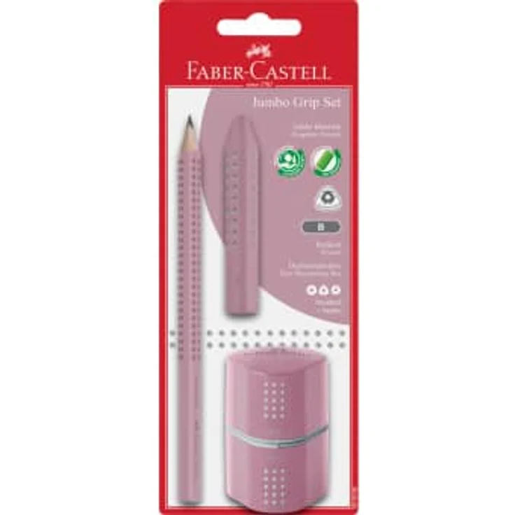 Faber-Castell - Jumbo Grip Set - rose shadows – Bild 1
