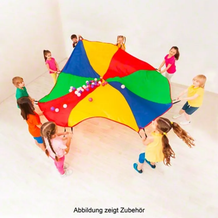 Schwungtuch, Tuch Spiel Kindergarten Schule Turnen, Schwungtücher, ø 1,8 m