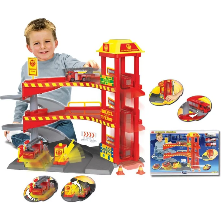 "4x Parkhaus Spielset Spielen Play Games Kids Kinderzimmer Auto Spielzeug Set TOP"