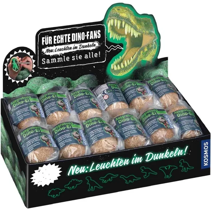Kosmos Nachtleuchtende Dinos Ausgrabungsset, 1 Stück
