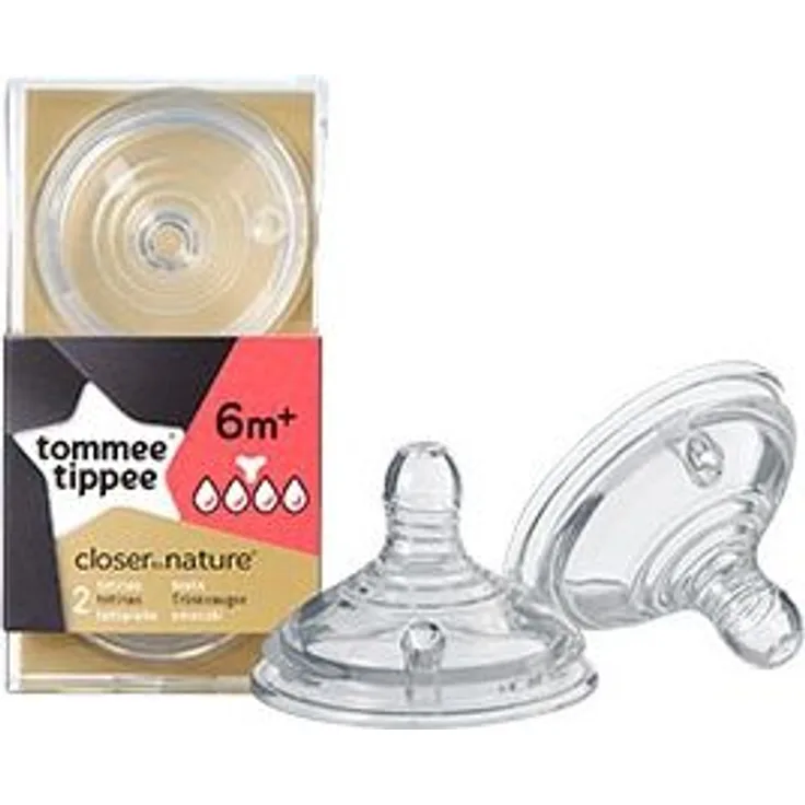 Tommee Tippee Silicone Pacifier 6m + 2 pieces (TT0092)