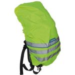 Rucksackhülle mit Reflexstreifen für Kinder neongelb reflektierend