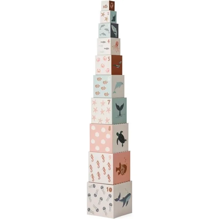 LIEWOOD Aaren Stapelturm Sea creature / Sandy ONE SIZE
