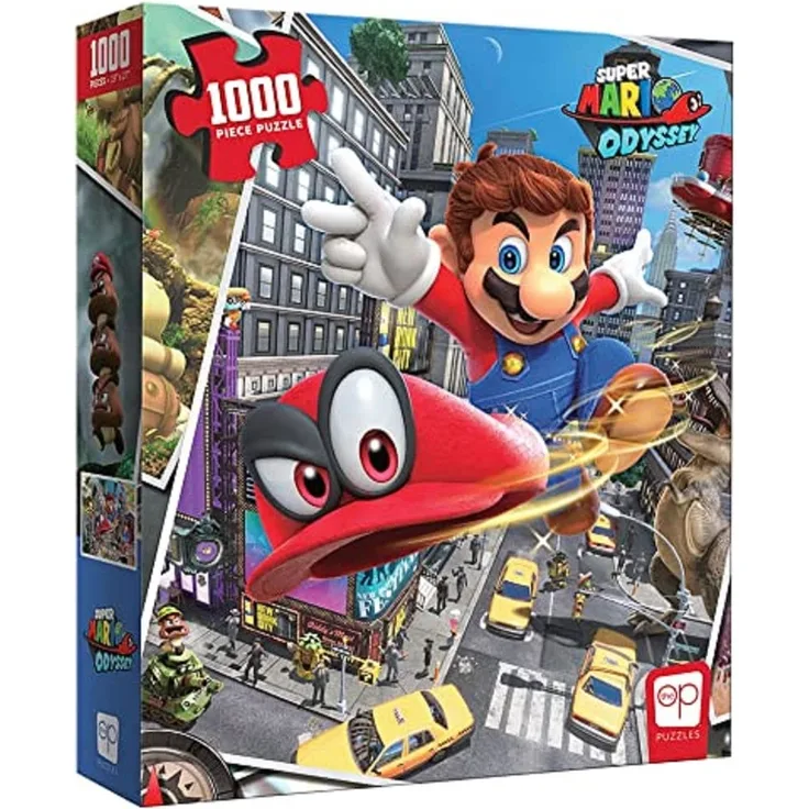 USAopoly PZ005-569 Brothers Super Mario Odyssey Puzzle 1000 Teile