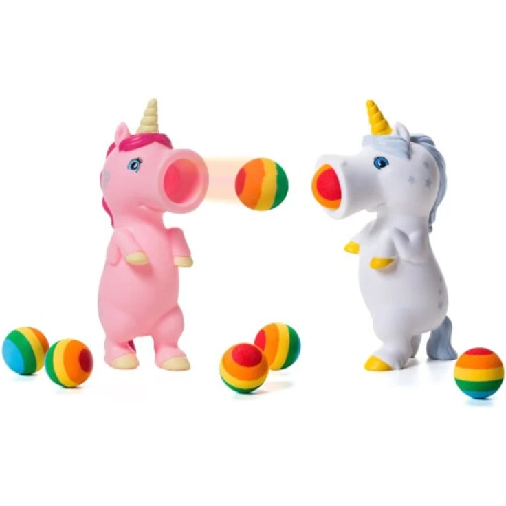 Leif - Einhorn Plopper, sortiert (rosa u. weiß) – Bild 1