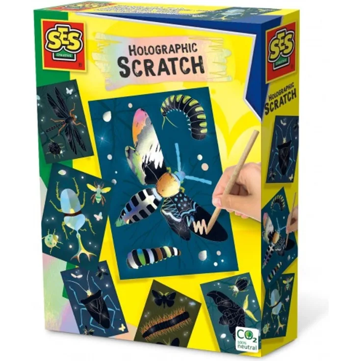 SES Creative - Holografische Scratch - Insekten