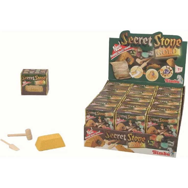Simba Secret Stone Gold 2, 8-sortiert - 1 Stück, zufällige Auswahl, keine Vorauswahl möglich