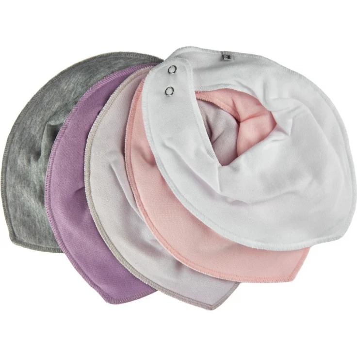 Pippi lätzchenbandana Junior Polycotton rosa Einheitsgrösse 5 Stück – Bild 1