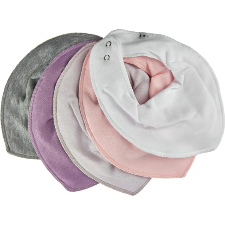 Pippi lätzchenbandana Junior Polycotton rosa Einheitsgrösse 5 Stück
