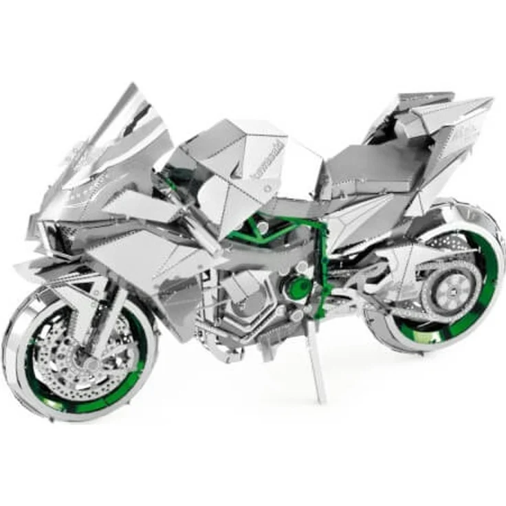 Metal Earth: Iconx Kawasaki Ninja Green – Bild 2