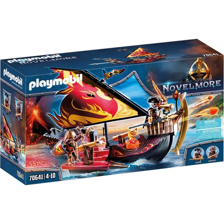 PLAYMOBIL Novelmore 70641 'Burnham Raiders Feuerschiff', 55 Teile, ab 4 Jahren - Preisvergleich