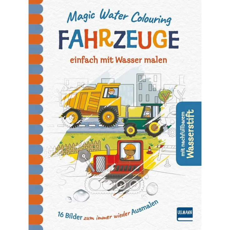 Ullmann Magic Water Colouring Fahrzeuge