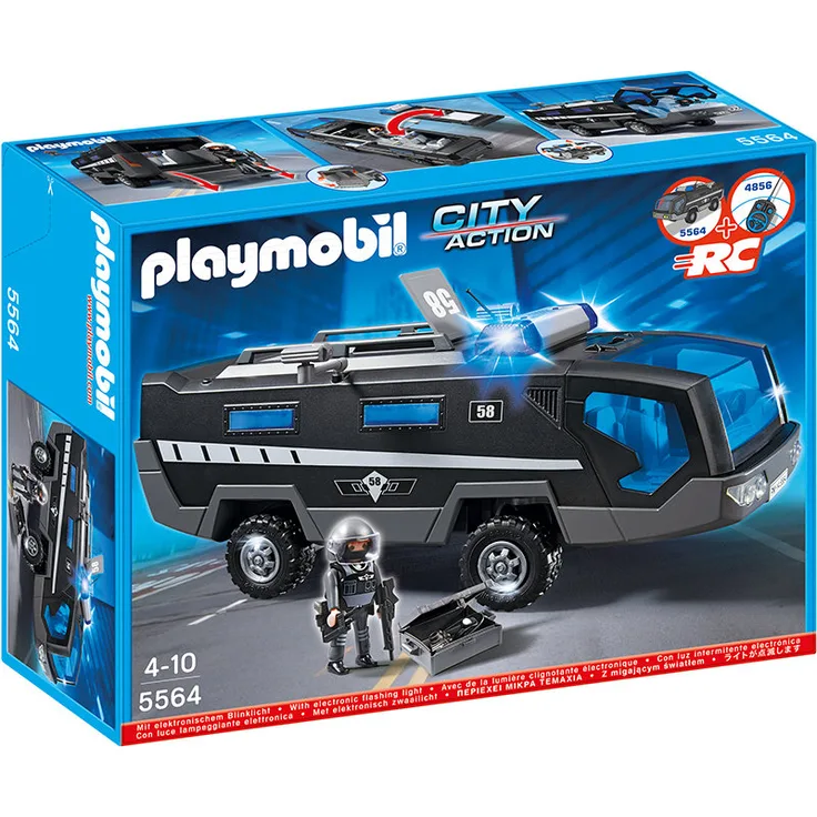 PLAYMOBIL - SEK-Einsatztruck mit Licht und Sound 5564