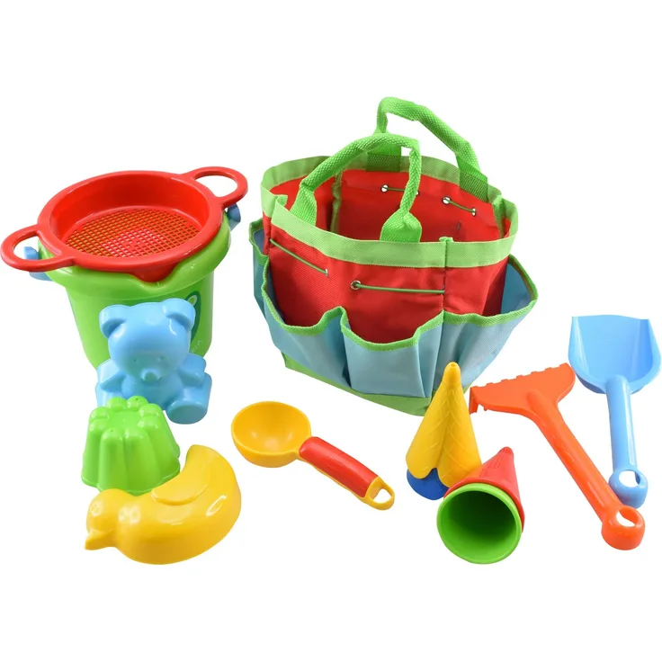 GOWI - 538-80 - Sand Set - Strand in Strofftasche Sandkästen und Sandspielzeug