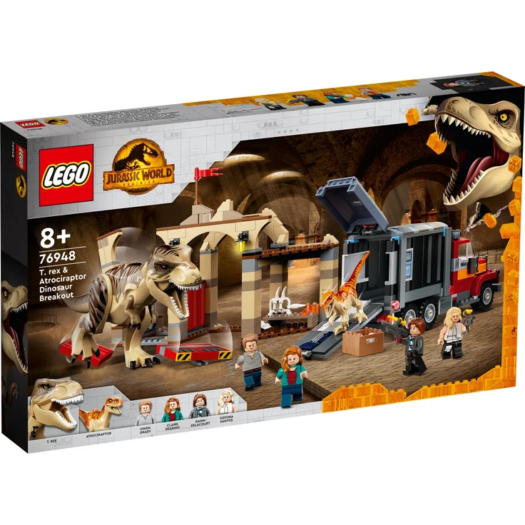 Lego Jurassic World 76948 'T. Rex & Atrociraptor: Dinosaurier-Ausbruch', 466 Teile, ab 8 Jahren – Bild 3