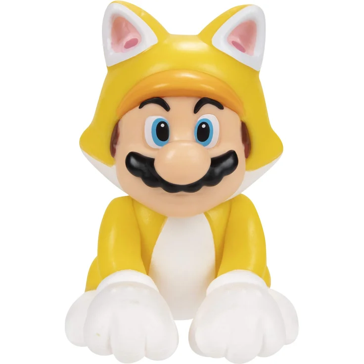 Nintendo Super Mario Actionfigur Katze Mario, 6,3 cm