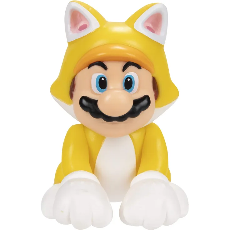 Nintendo Super Mario Actionfigur Katze Mario, 6,3 cm