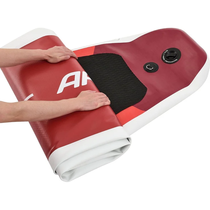 ArtSport Stand Up Paddle Board Retro Love aufblasbar – SUP Board Set mit Pumpe, Paddel, Tasche und Zubehör – Tragkraft bis 150 kg – Rot-Bunt – Bild 9