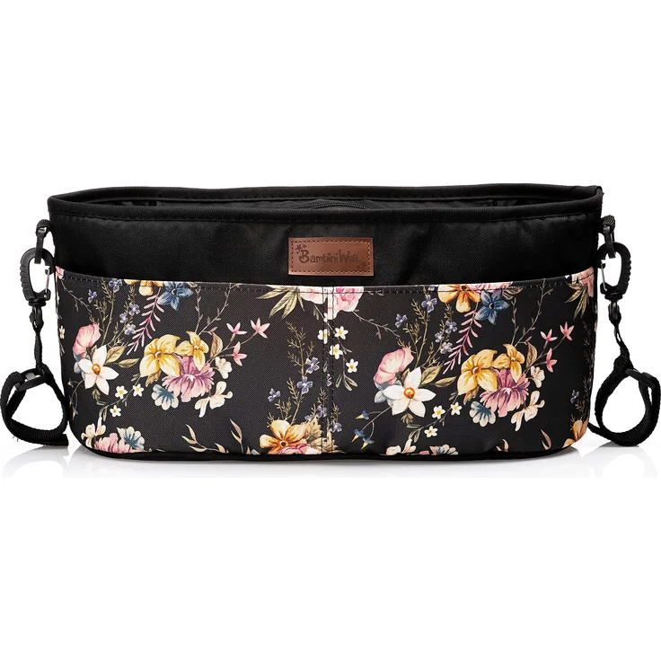 BAMBINIWELT Wickeltasche ORGANIZER für Kinderwagen Buggy Babytasche mit Getränkehalter (Modell 1)