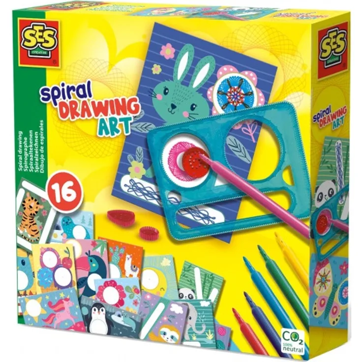 spiral-Zeichen-Set mit Karten junior 25 St